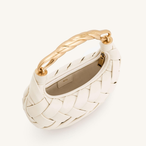 JW Pei Orla Weave Handbag - Cream White- BRAND NEW - Picture 9 of 13